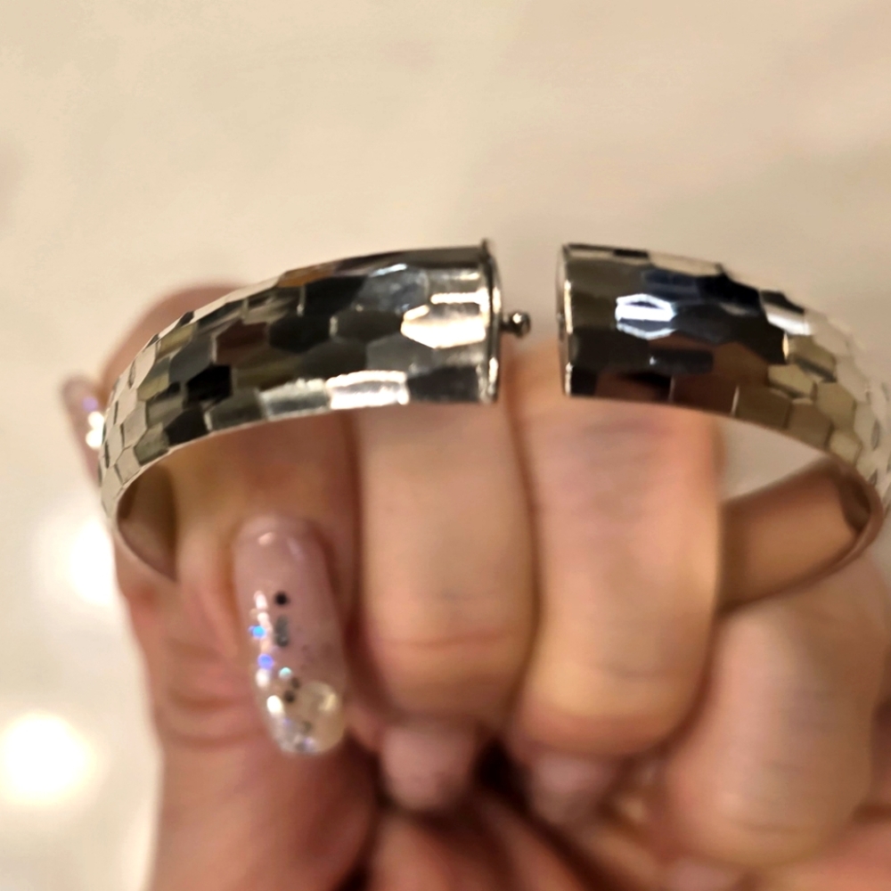 Sterling Silver Bangle And Ring Set - image 5